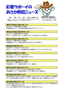 彩夏ウボーイ4.23のサムネイル